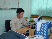 Ganbaatar skypt mit Fz